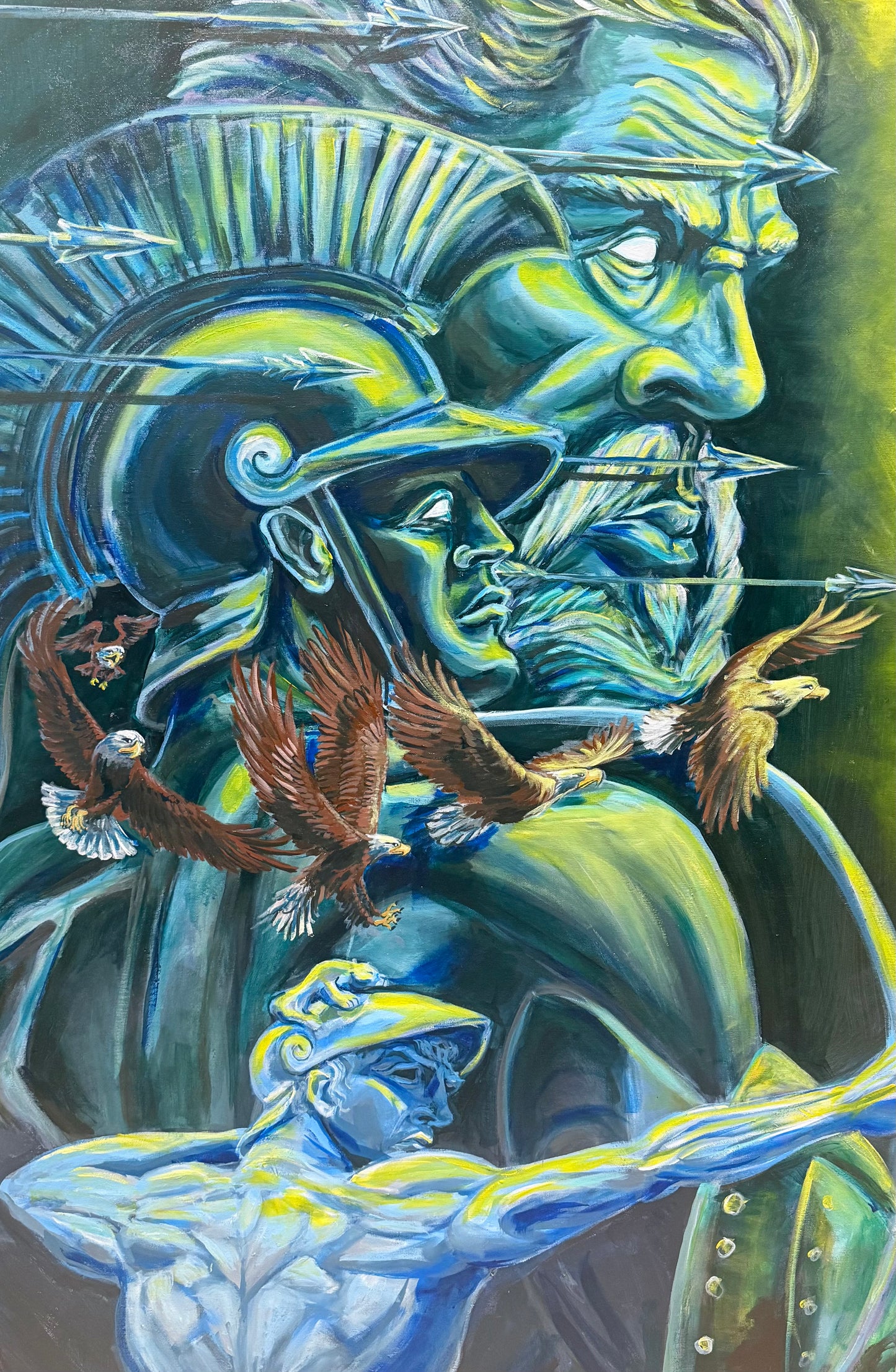 Zeus/ Trojan painting